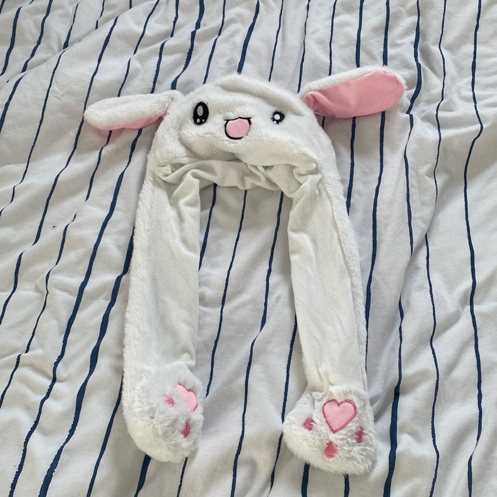 Cute anime bunny hood